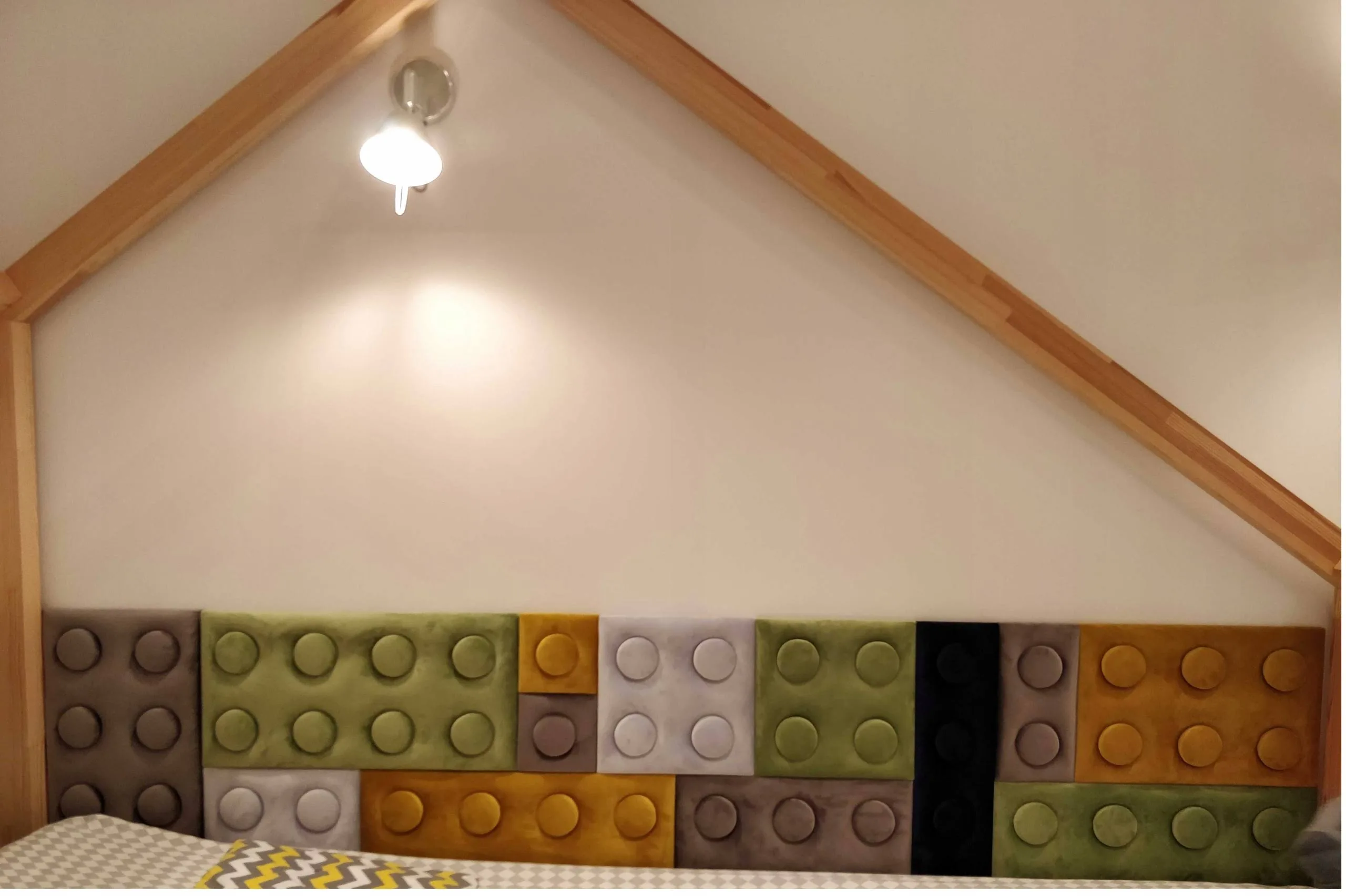 Tapicerowane Panele Lego na ścianę, Dzieci 25x25