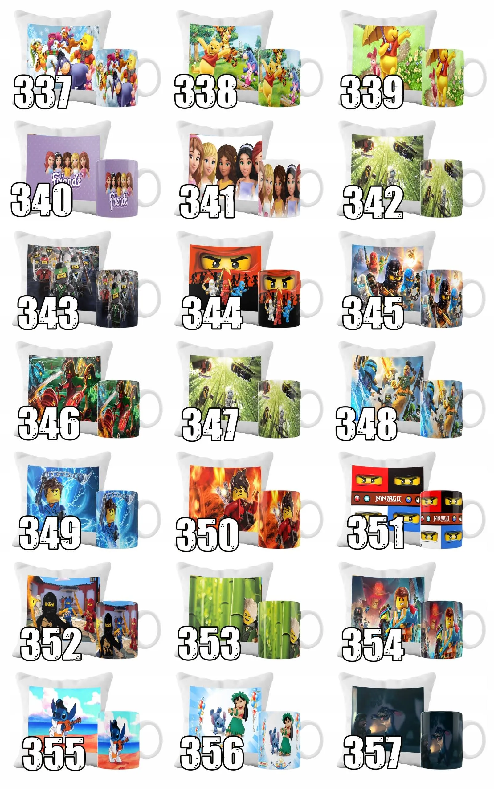 Zestaw Kubek I Poduszka Lego Friends Bajki Pomysł Grafiki