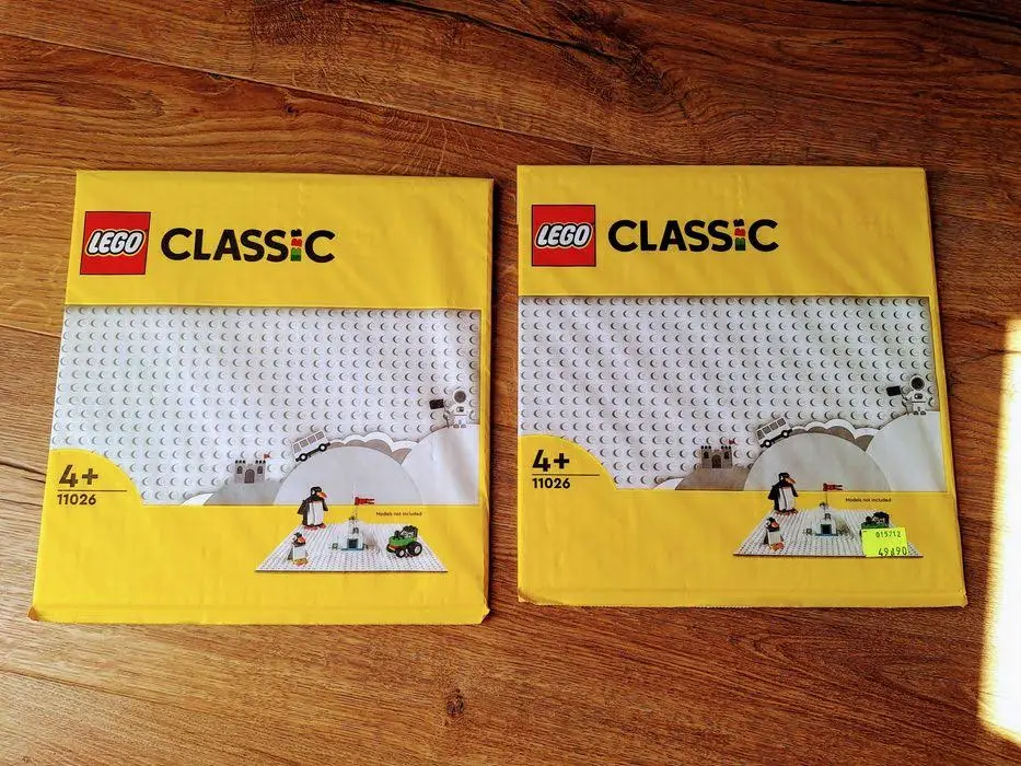 LEGO Classic 2 białe płytki konstrukcyjne 11026 NOWE