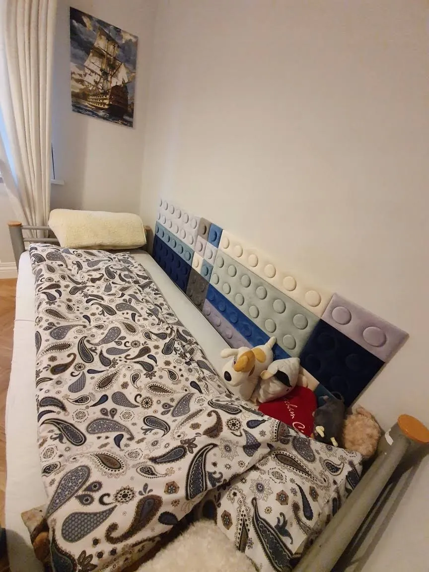 Panele tapicerowane lego na ścianę 12.5 x 12,5cm