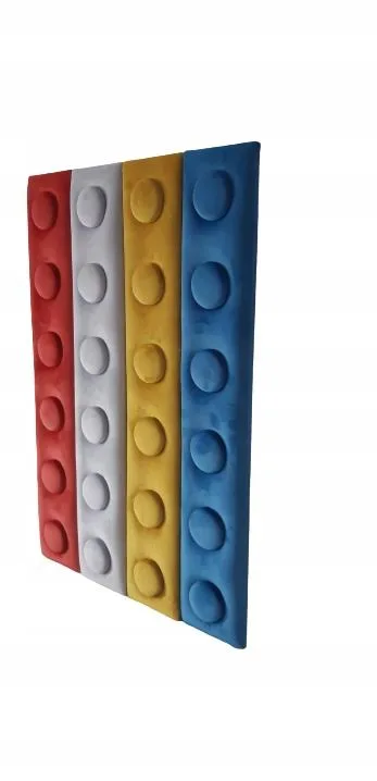 Tapicerowane Panele Lego Dla Dzieci 12.5 x 75cm