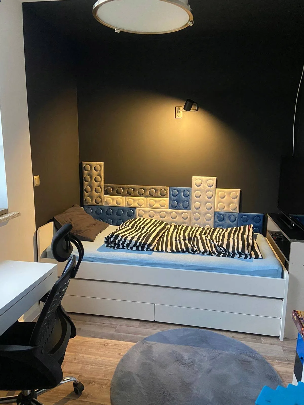 Tapicerowane Panele Lego Dla Dzieci 12.5 x 75cm