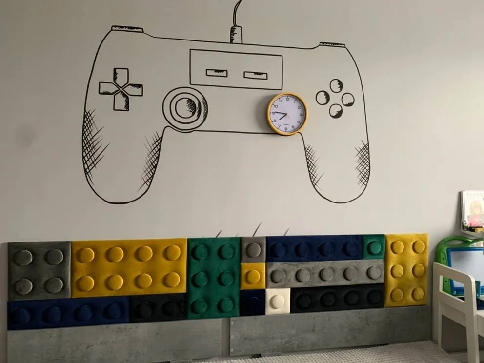 Tapicerowane Panele Lego Dla Dzieci 12.5 x 75cm