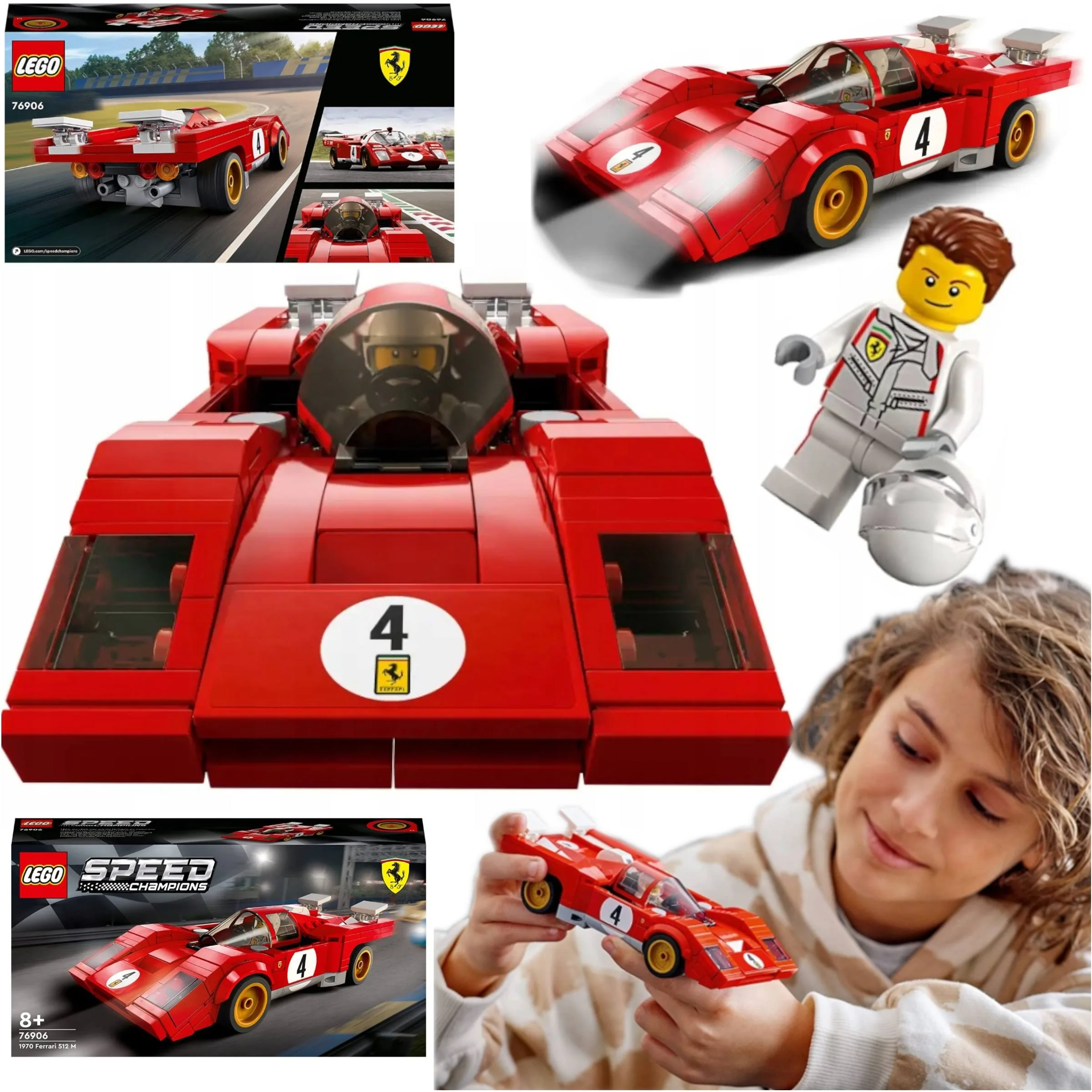 Klocki Lego Speed Ferrari Zestaw Konstrukcyjny Legendarny Model 291szt
